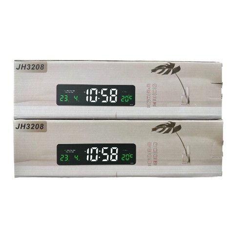 Ψηφιακό Ξυπνητήρι , Εσωτερικού Χώρου Τοίχου - Επιτραπέζιου με Ρολόι,Θερμόμετρο και Ημερολόγιο 32x9x4cm Ψηφιακό Ξυπνητήρι , Εσωτερικού Χώρου Τοίχου - Επιτραπέζιου με Ρολόι,Θερμόμετρο και Ημερολόγιο 32x9x4cm