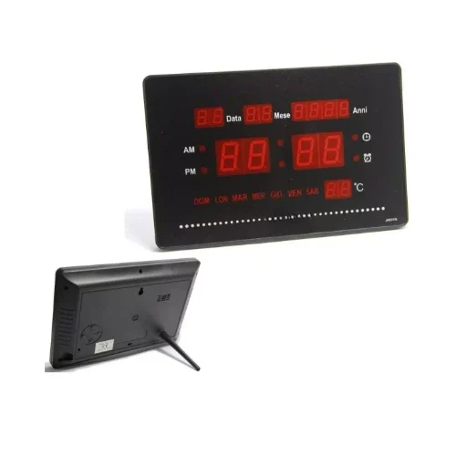 Ψηφιακό LED Ρολόι Τοίχου με Ενδείξεις Ημερομηνίας & Θερμοκρασίας 15.5 x 23.5cm Arrango Ψηφιακό LED Ρολόι Τοίχου με Ενδείξεις Ημερομηνίας & Θερμοκρασίας 15.5 x 23.5cm Arrango