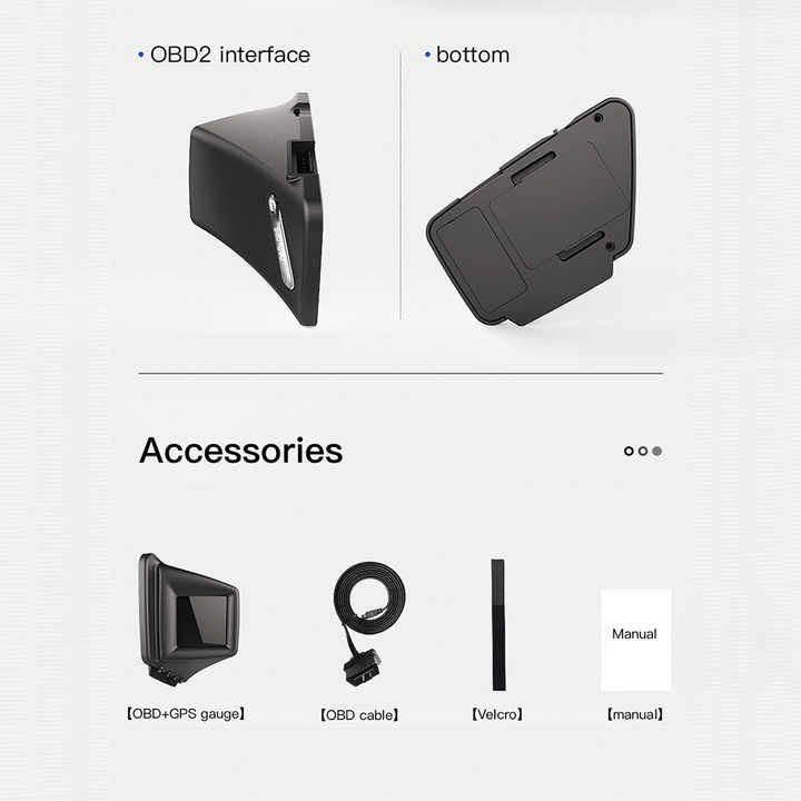 Ψηφιακό OBD2 HUD Αυτοκινήτου με GPS, Ρολόι, Πυξίδα, Μπαρόμετρο & Πολλαπλές Ενδείξεις Ψηφιακό OBD2 HUD Αυτοκινήτου με GPS, Ρολόι, Πυξίδα, Μπαρόμετρο & Πολλαπλές Ενδείξεις