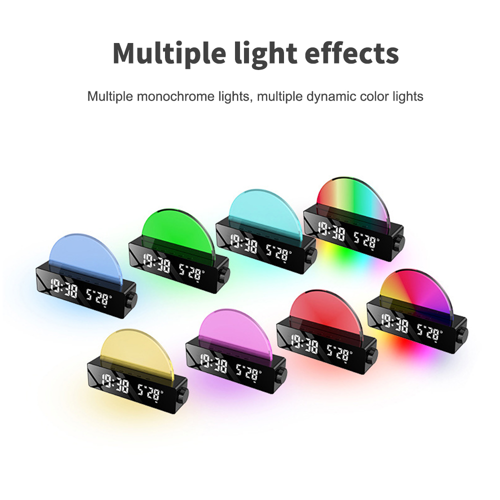 Ψηφιακό Ρολόι HD LED Επιτραπέζιο με Ξυπνητήρι Προσομοιωτής Ανατολής και Δύσης του Ηλίου με USB Θήρα Ψηφιακό Ρολόι HD LED Επιτραπέζιο με Ξυπνητήρι Προσομοιωτής Ανατολής και Δύσης του Ηλίου με USB Θήρα