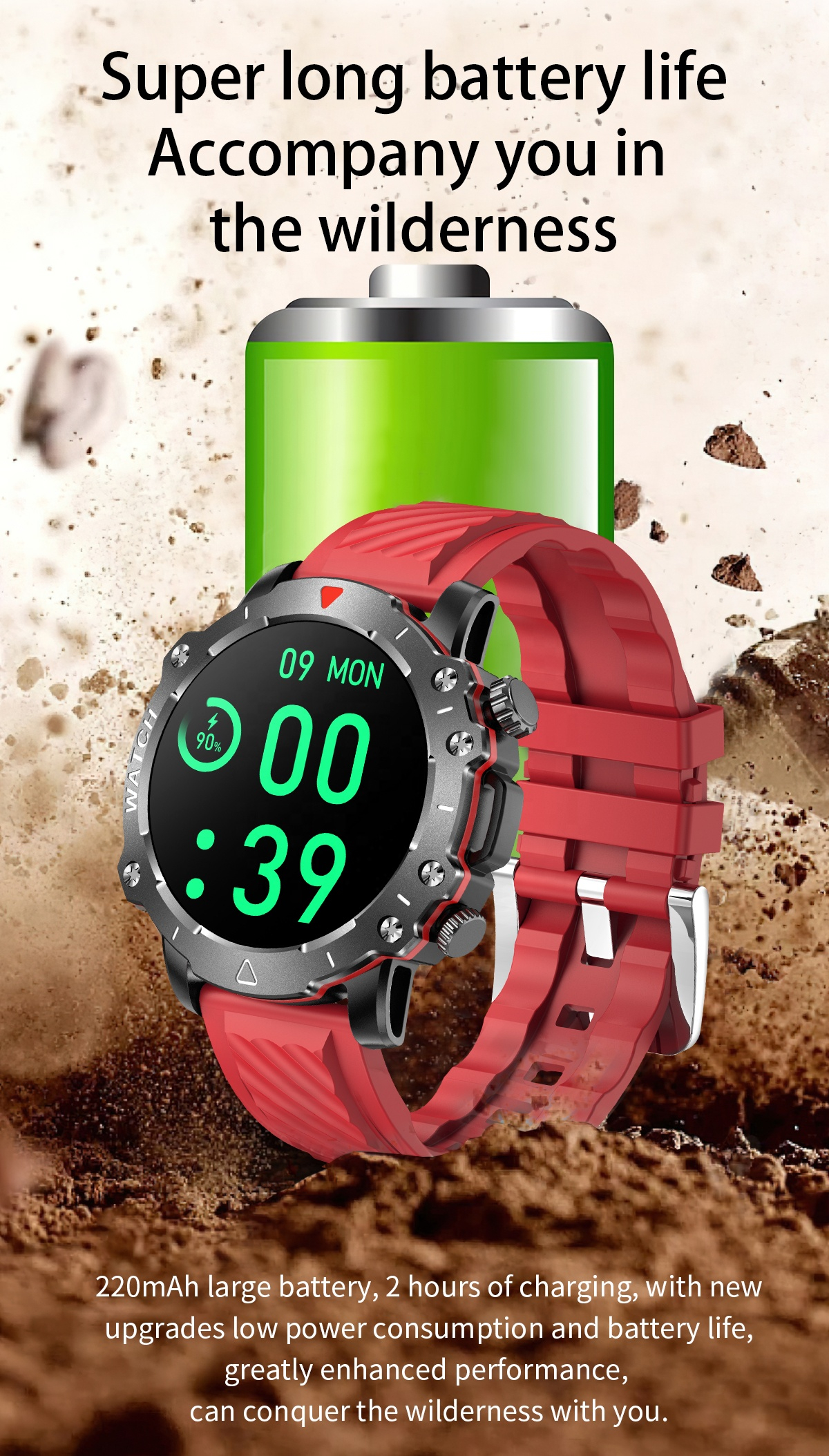 Ψηφιακό Ρολόι Smartwatch με Οθόνη HD, Bluetooth & Αδιάβροχη Προστασία - Συμβατό με iOS & Android Ψηφιακό Ρολόι Smartwatch με Οθόνη HD, Bluetooth & Αδιάβροχη Προστασία - Συμβατό με iOS & Android
