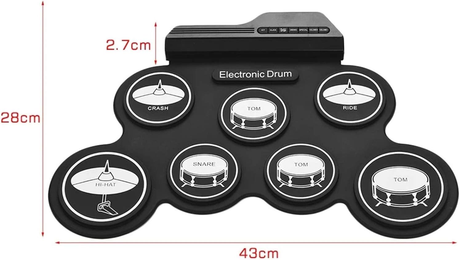 Ψηφιακό Σετ Τυμπάνων / Drums USB με Ενσωματωμένη Ψηφιακή Οθόνη Ψηφιακό Σετ Τυμπάνων / Drums USB με Ενσωματωμένη Ψηφιακή Οθόνη