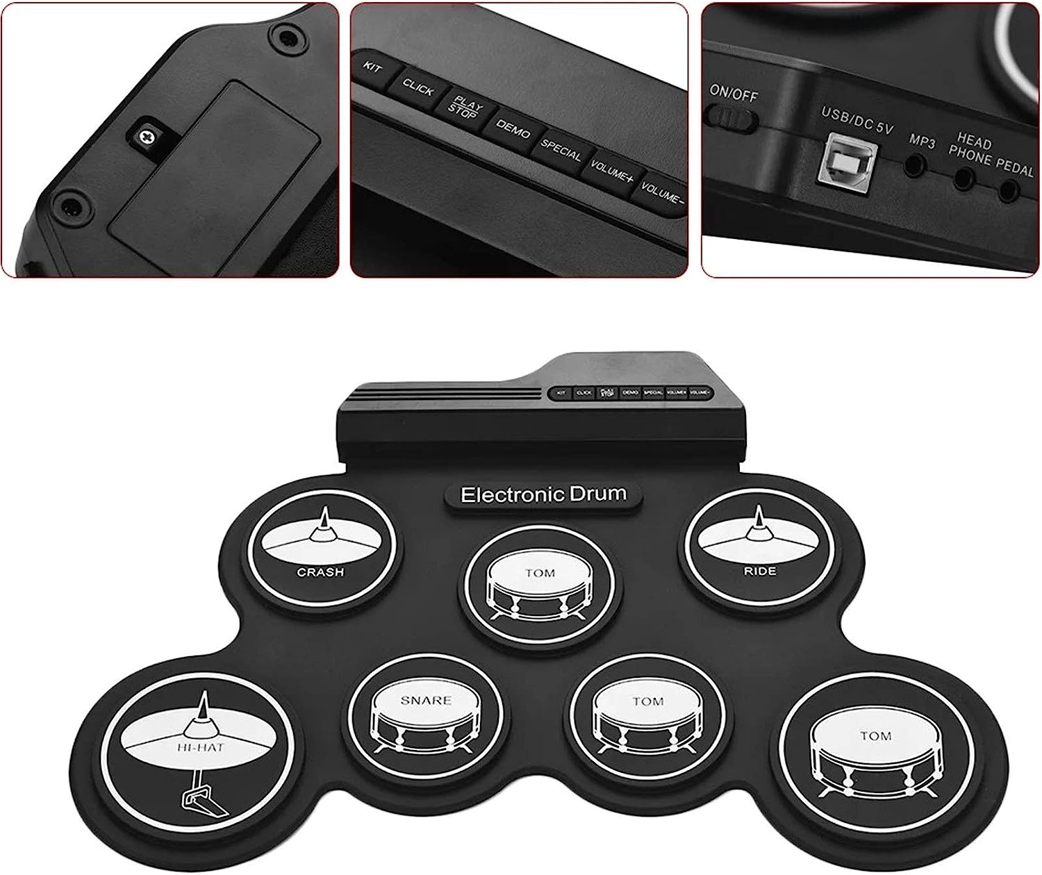 Ψηφιακό Σετ Τυμπάνων / Drums USB με Ενσωματωμένη Ψηφιακή Οθόνη Ψηφιακό Σετ Τυμπάνων / Drums USB με Ενσωματωμένη Ψηφιακή Οθόνη