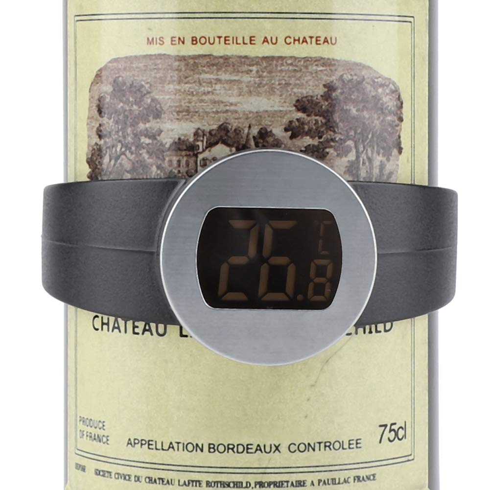 Ψηφιακό Θερμόμετρο για Μπουκάλι Κρασιού από Ανοξείδωτο Ατσάλι Ψηφιακό Θερμόμετρο για Μπουκάλι Κρασιού από Ανοξείδωτο Ατσάλι