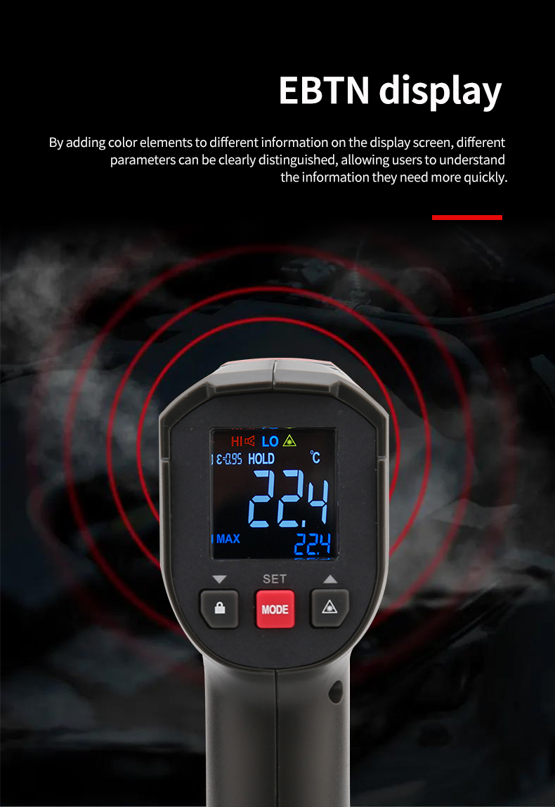 Ψηφιακό Θερμόμετρο Υπερύθρων -50℃ - 500℃ - Uni-T UT306M - Μαύρο Ψηφιακό Θερμόμετρο Υπερύθρων -50℃ - 500℃ - Uni-T UT306M - Μαύρο