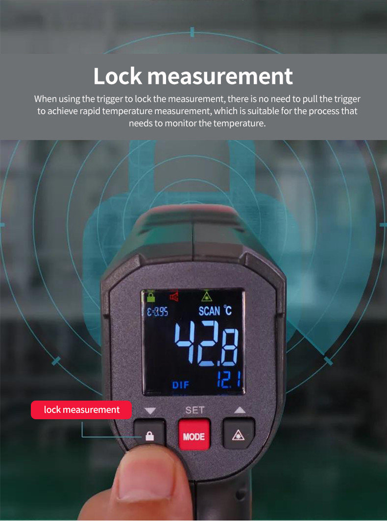 Ψηφιακό Θερμόμετρο Υπερύθρων -50℃ - 500℃ - Uni-T UT306M - Μαύρο Ψηφιακό Θερμόμετρο Υπερύθρων -50℃ - 500℃ - Uni-T UT306M - Μαύρο