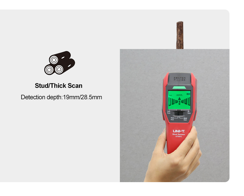 Ψηφιακός Ανιχνευτής Καλωδίων Μετάλλου Ξύλου Τοίχου - UNI-T Wall Scanner Ψηφιακός Ανιχνευτής Καλωδίων Μετάλλου Ξύλου Τοίχου - UNI-T Wall Scanner