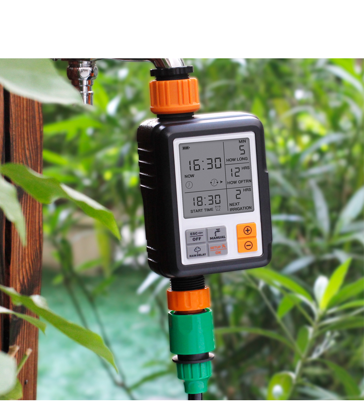 Ψηφιακός Προγραμματιστής για Αυτόματο Πότισμα με Μεγάλη LCD Οθόνη 3inch & Χρονοδιακόπτη Ψηφιακός Προγραμματιστής για Αυτόματο Πότισμα με Μεγάλη LCD Οθόνη 3inch & Χρονοδιακόπτη