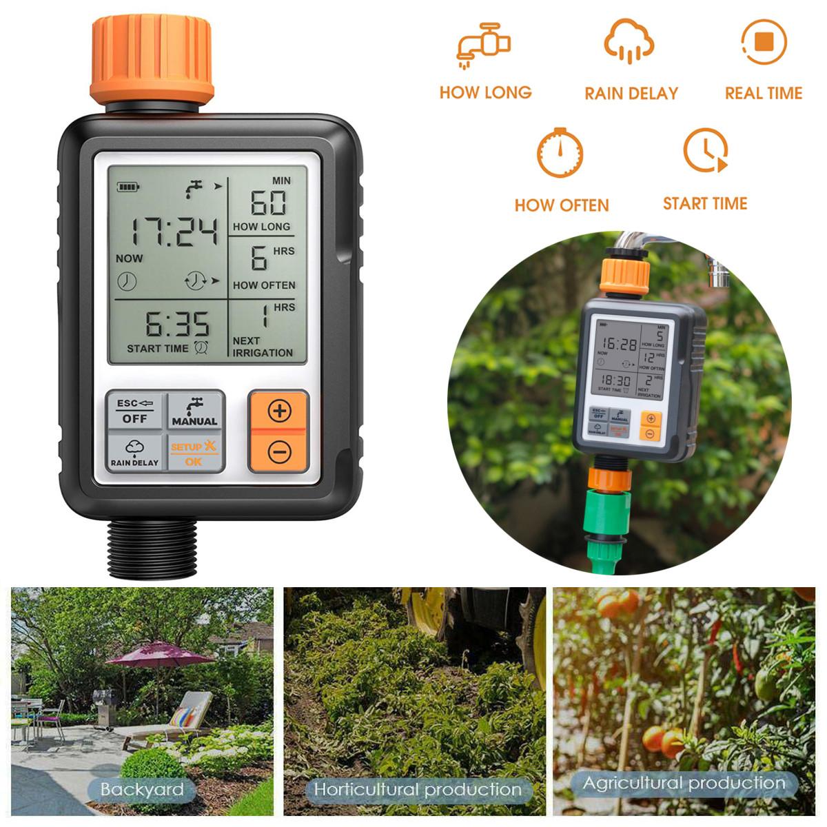 Ψηφιακός Προγραμματιστής για Αυτόματο Πότισμα με Μεγάλη LCD Οθόνη 3inch & Χρονοδιακόπτη Ψηφιακός Προγραμματιστής για Αυτόματο Πότισμα με Μεγάλη LCD Οθόνη 3inch & Χρονοδιακόπτη