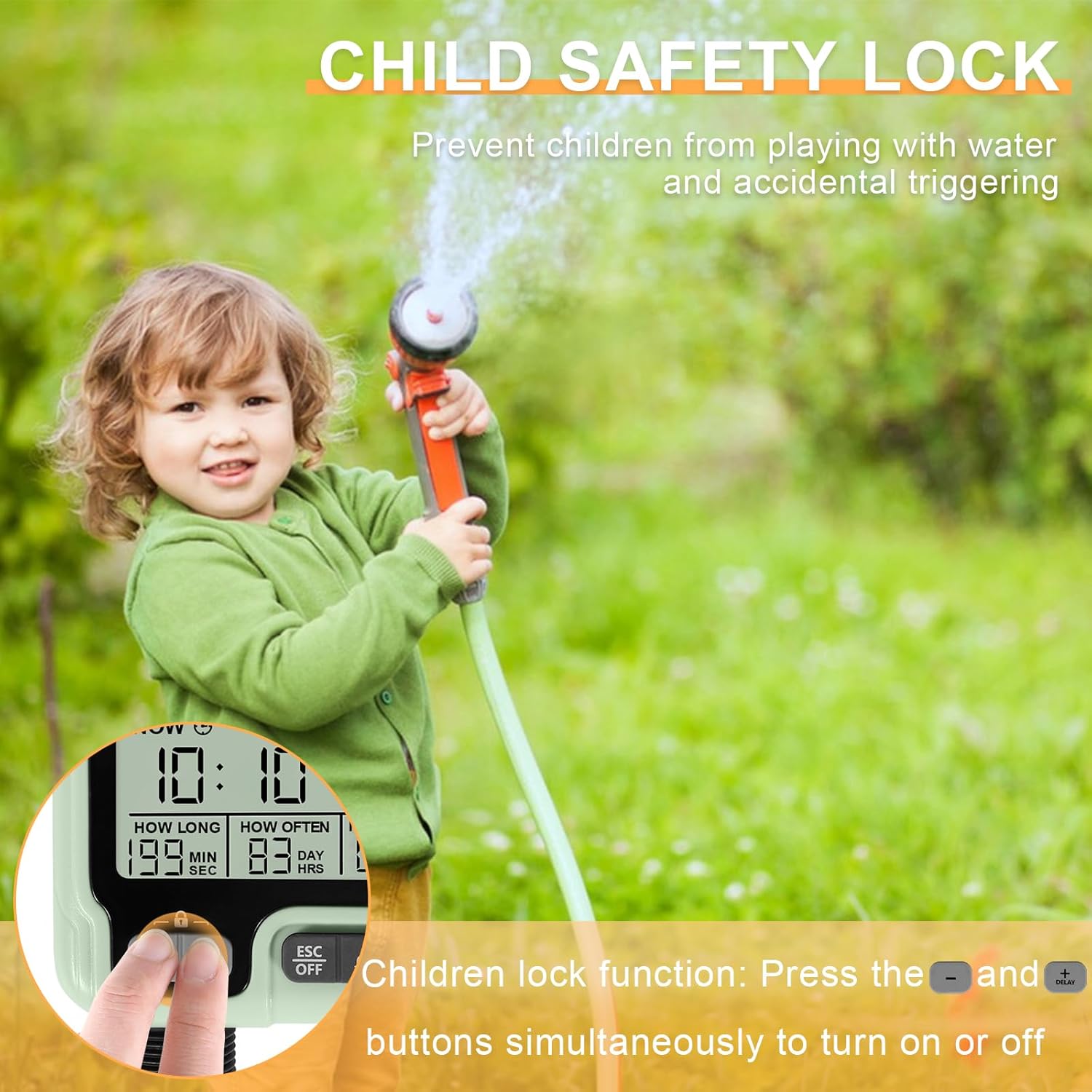 Ψηφιακός Προγραμματιστής Ποτίσματος με Μπαταρία Μονής Εξόδου Ψηφιακός Προγραμματιστής Ποτίσματος με Μπαταρία Μονής Εξόδου