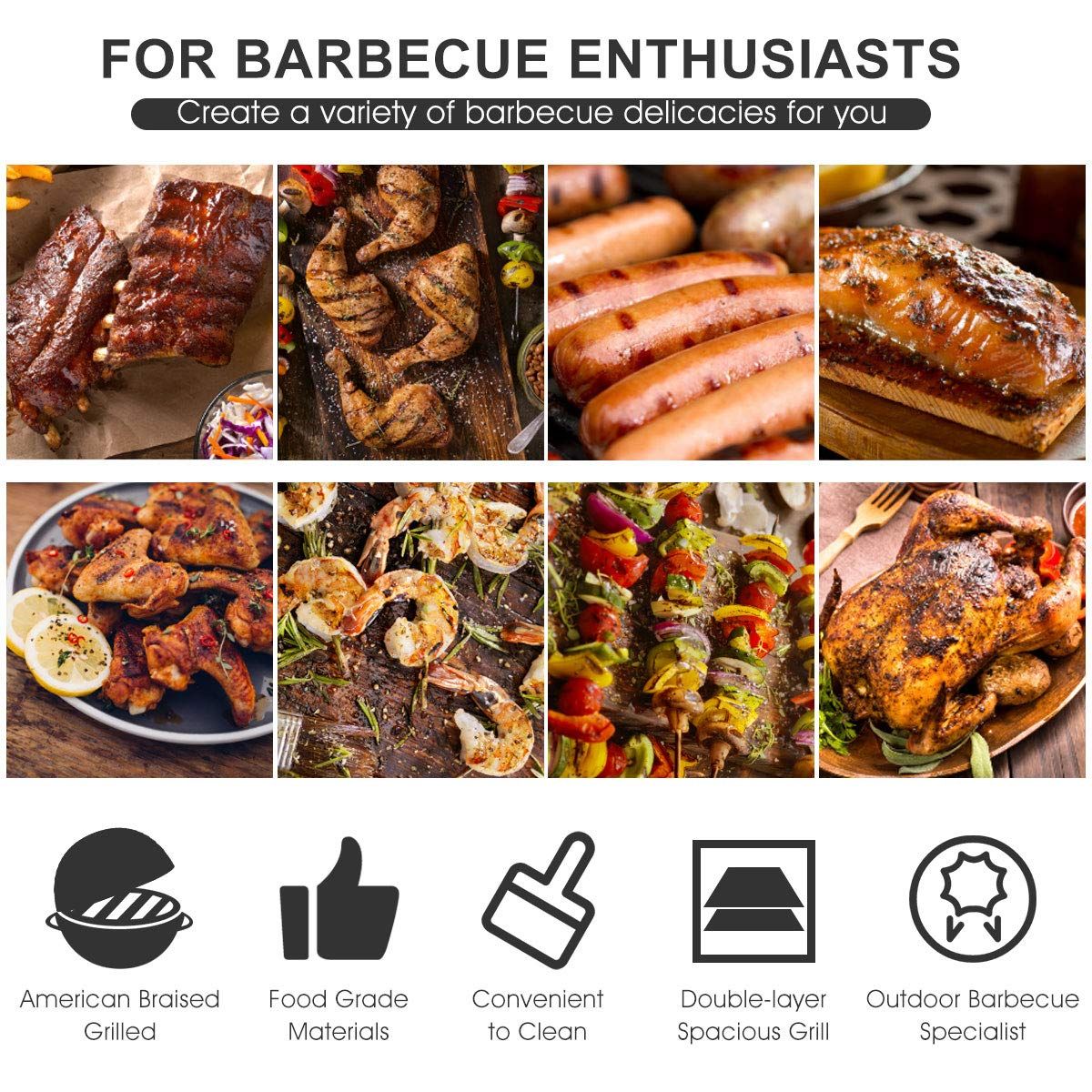 Ψησταριά BBQ Grill Master 115x56x108cm - Μαύρη Ψησταριά BBQ Grill Master 115x56x108cm - Μαύρη