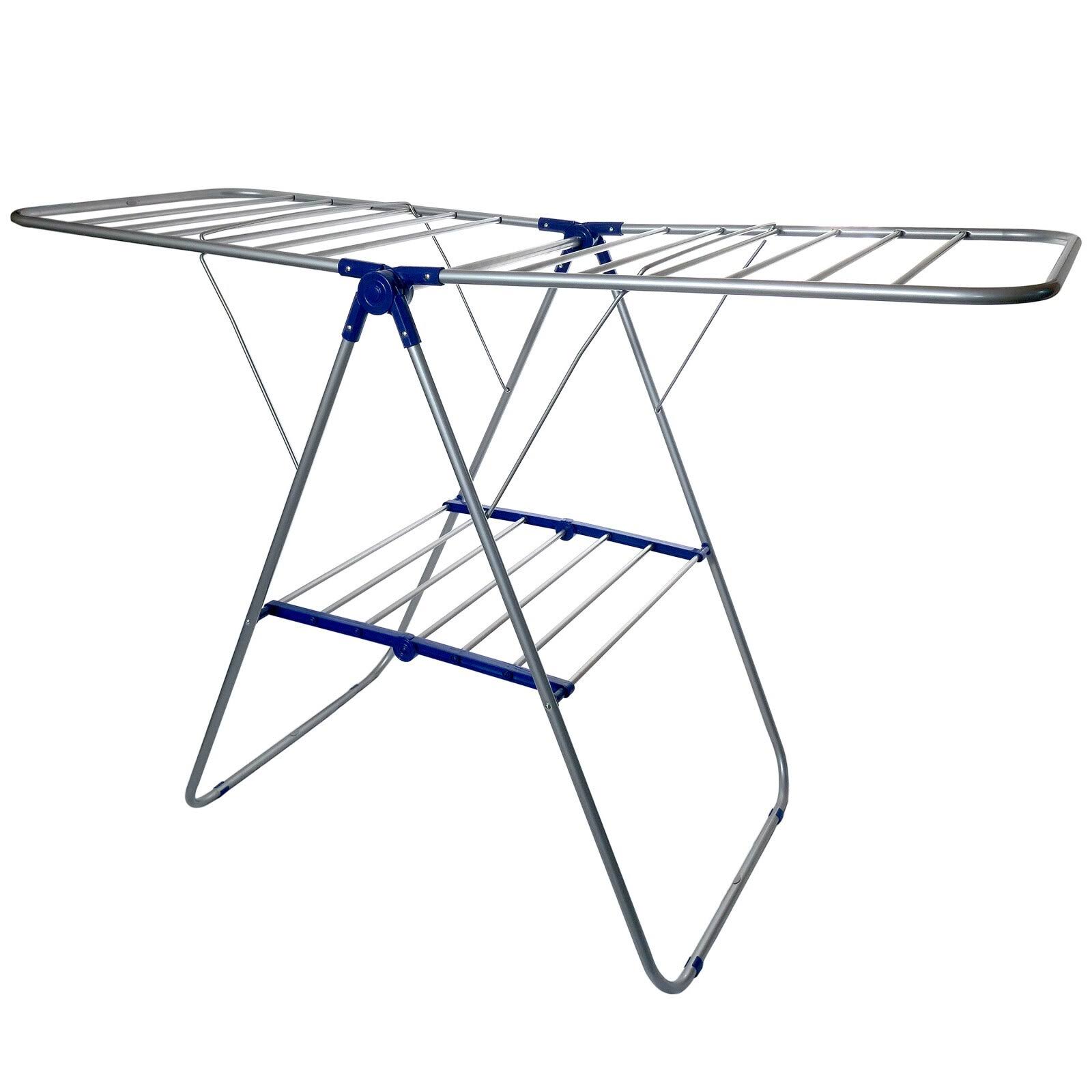 Πτυσσόμενη Απλώστρα Δαπέδου Στεγνώματος Ρούχων από Ανοξείδωτο Χάλυβα Πτυσσόμενη Απλώστρα Δαπέδου Στεγνώματος Ρούχων από Ανοξείδωτο Χάλυβα