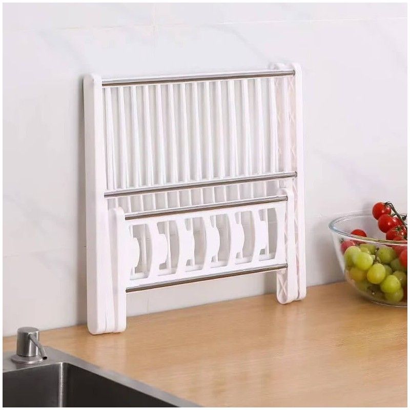 Πτυσσόμενη Διόρωφη Πιατοθήκη - Στεγνωτήρας Νεροχύτη 38x24x34 εκ. Πτυσσόμενη Διόρωφη Πιατοθήκη - Στεγνωτήρας Νεροχύτη 38x24x34 εκ.