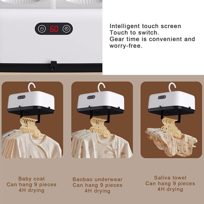 Πτυσσόμενη Ηλεκτρική Απλώστρα Κρεμαστή 600W για Γρήγορο Στέγνωμα Ρούχων - Drying Heater Πτυσσόμενη Ηλεκτρική Απλώστρα Κρεμαστή 600W για Γρήγορο Στέγνωμα Ρούχων - Drying Heater