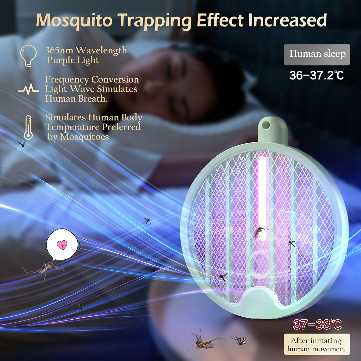 Πτυσσόμενη Ηλεκτρική Ρακέτα Κουνουπιών με UV Λάμπα & USB Φόρτιση – Για Εσωτερικούς & Εξωτερικούς Χώρους - Arrango Πτυσσόμενη Ηλεκτρική Ρακέτα Κουνουπιών με UV Λάμπα & USB Φόρτιση – Για Εσωτερικούς & Εξωτερικούς Χώρους - Arrango