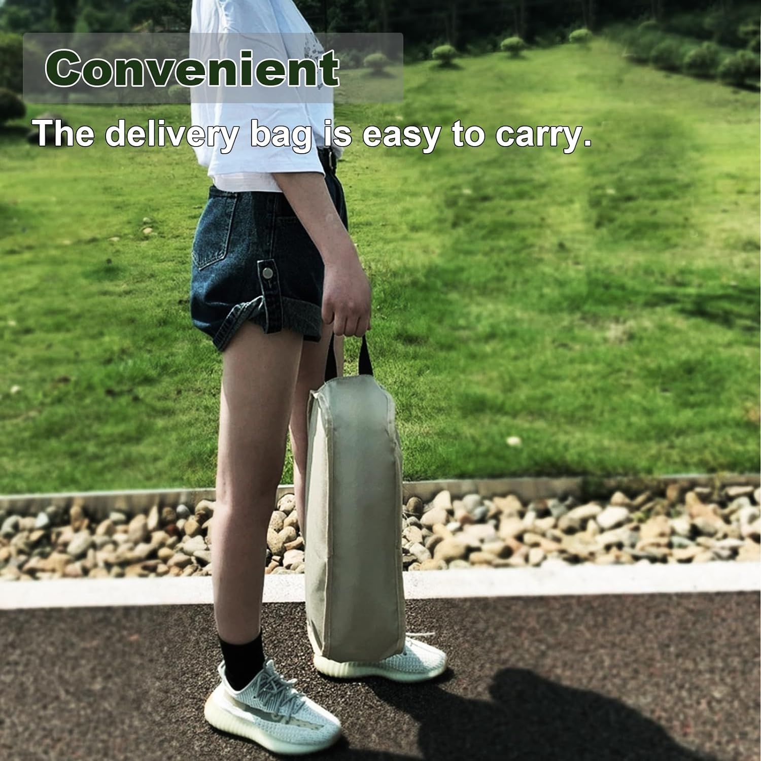 Πτυσσόμενη Καρέκλα Παραλίας Camping Υφασμάτινη 60x52x65cm Λευκό/Μπεζ Πτυσσόμενη Καρέκλα Παραλίας Camping Υφασμάτινη 60x52x65cm Λευκό/Μπεζ