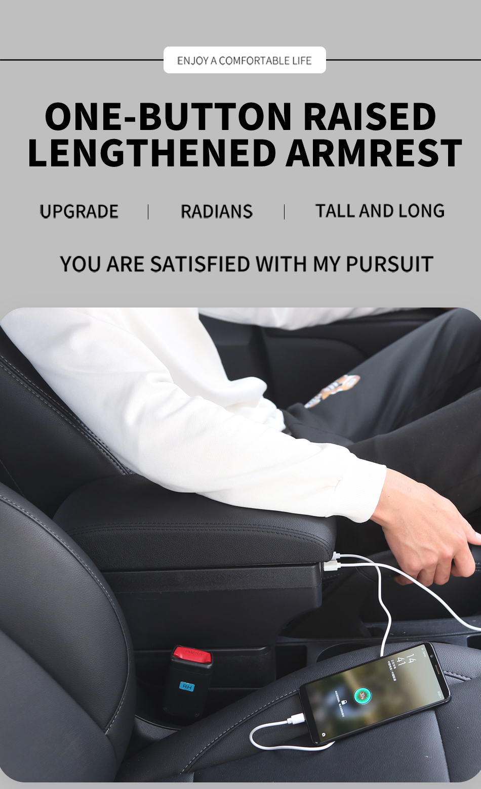 Πτυσσόμενη Κονσόλα Χειρόφρενου & 6πλός Φορτιστής USB με Ποτηροθήκη & Τασάκι Universal - Τεμπέλης Αυτοκινήτου Μαύρο Πτυσσόμενη Κονσόλα Χειρόφρενου & 6πλός Φορτιστής USB με Ποτηροθήκη & Τασάκι Universal - Τεμπέλης Αυτοκινήτου Μαύρο