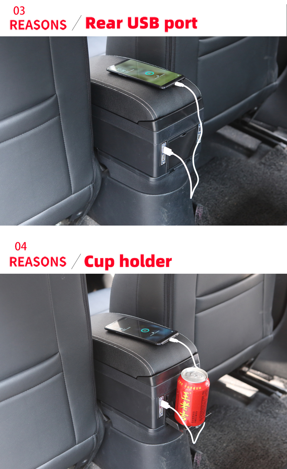 Πτυσσόμενη Κονσόλα Χειρόφρενου & 6πλός Φορτιστής USB με Ποτηροθήκη & Τασάκι Universal - Τεμπέλης Αυτοκινήτου Μαύρο Πτυσσόμενη Κονσόλα Χειρόφρενου & 6πλός Φορτιστής USB με Ποτηροθήκη & Τασάκι Universal - Τεμπέλης Αυτοκινήτου Μαύρο