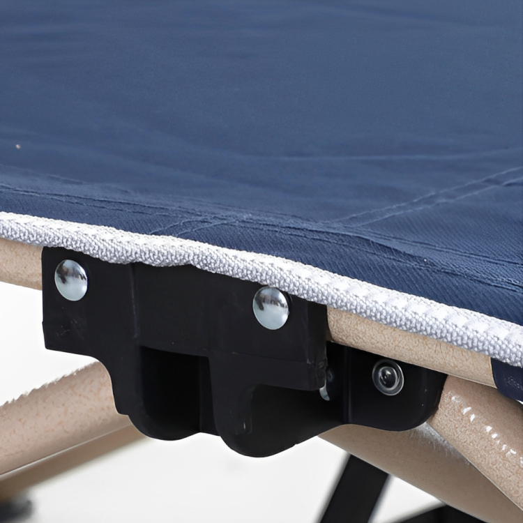 Πτυσσόμενη Ξαπλώστρα - Κρεβάτι Παραλίας με Ατσάλινο Σκελετό - 190 x 68 x 52 εκ. Πτυσσόμενη Ξαπλώστρα - Κρεβάτι Παραλίας με Ατσάλινο Σκελετό - 190 x 68 x 52 εκ.