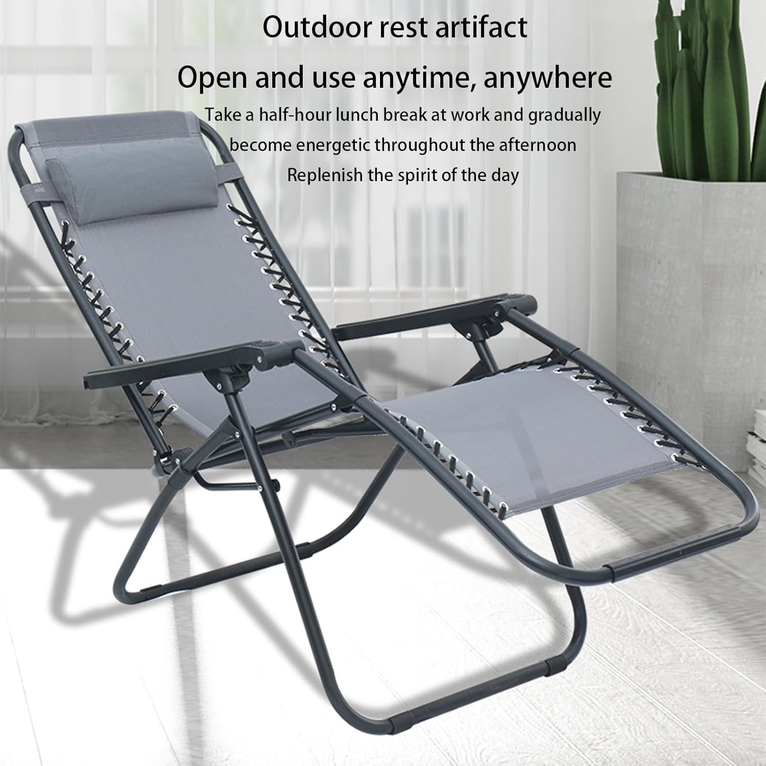 Πτυσσόμενη Μεταλλική Καρέκλα - Ξαπλώστρα με Αποσώμενο Μαξιλάρι Πτυσσόμενη Μεταλλική Καρέκλα - Ξαπλώστρα με Αποσώμενο Μαξιλάρι