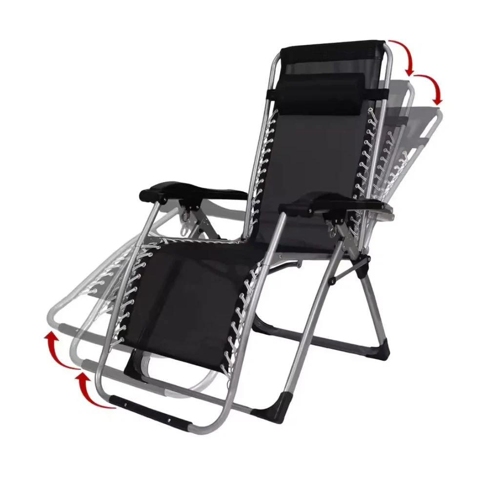 Πτυσσόμενη Μεταλλική Καρέκλα Μαύρη 67 x 110 x 160 cm Πτυσσόμενη Μεταλλική Καρέκλα Μαύρη 67 x 110 x 160 cm