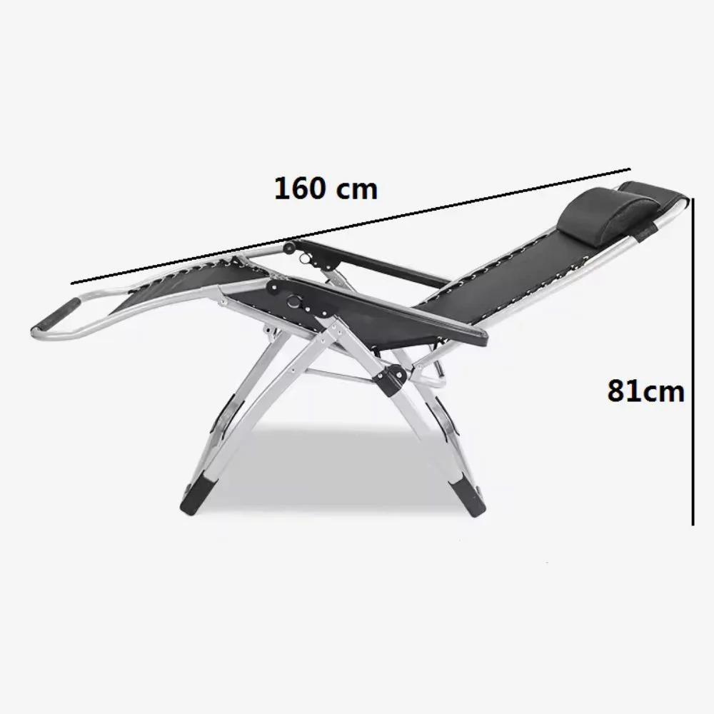 Πτυσσόμενη Μεταλλική Καρέκλα Μαύρη 67 x 110 x 160 cm Πτυσσόμενη Μεταλλική Καρέκλα Μαύρη 67 x 110 x 160 cm
