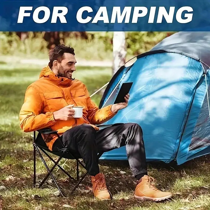 Πτυσσόμενη Μεταλλική Καρέκλα Παραλίας & Camping με Ποτηροθήκη 50 x 50 x 80 cm Πτυσσόμενη Μεταλλική Καρέκλα Παραλίας & Camping με Ποτηροθήκη 50 x 50 x 80 cm