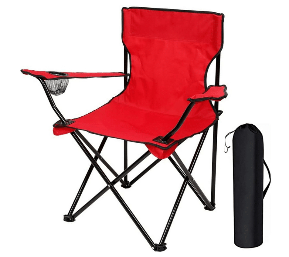 Πτυσσόμενη Μεταλλική Καρέκλα Παραλίας & Camping με Ποτηροθήκη 50 x 50 x 80 cm Πτυσσόμενη Μεταλλική Καρέκλα Παραλίας & Camping με Ποτηροθήκη 50 x 50 x 80 cm