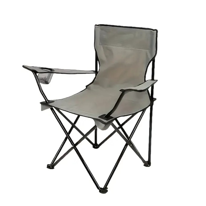 Πτυσσόμενη Μεταλλική Καρέκλα Παραλίας & Camping με Ποτηροθήκη 50 x 50 x 80 cm Πτυσσόμενη Μεταλλική Καρέκλα Παραλίας & Camping με Ποτηροθήκη 50 x 50 x 80 cm