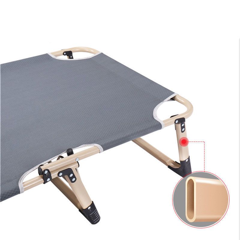 Πτυσσόμενη Μεταλλική Ξαπλώστρα - Κρεβάτι με Μαξιλάρι, Ενισχυμένο Ύφασμα και Ρυθμιζόμενη Πλάτη έως 120kg Πτυσσόμενη Μεταλλική Ξαπλώστρα - Κρεβάτι με Μαξιλάρι, Ενισχυμένο Ύφασμα και Ρυθμιζόμενη Πλάτη έως 120kg