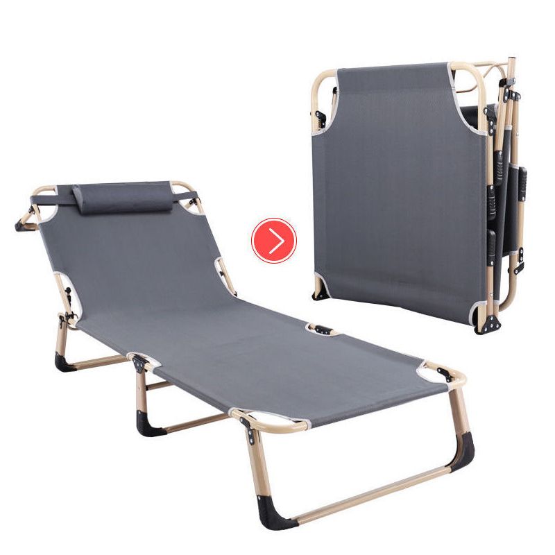 Πτυσσόμενη Μεταλλική Ξαπλώστρα - Κρεβάτι με Μαξιλάρι, Ενισχυμένο Ύφασμα και Ρυθμιζόμενη Πλάτη έως 120kg Πτυσσόμενη Μεταλλική Ξαπλώστρα - Κρεβάτι με Μαξιλάρι, Ενισχυμένο Ύφασμα και Ρυθμιζόμενη Πλάτη έως 120kg