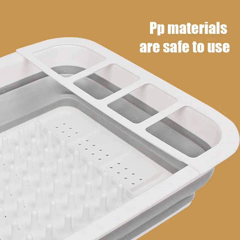 Πτυσσόμενη Πιατοθήκη - Στεγνωτήριο Στραγγιστήρι Πιάτων Κουζίνας - Πλαστική με Σιλικόνη Πτυσσόμενη Πιατοθήκη - Στεγνωτήριο Στραγγιστήρι Πιάτων Κουζίνας - Πλαστική με Σιλικόνη