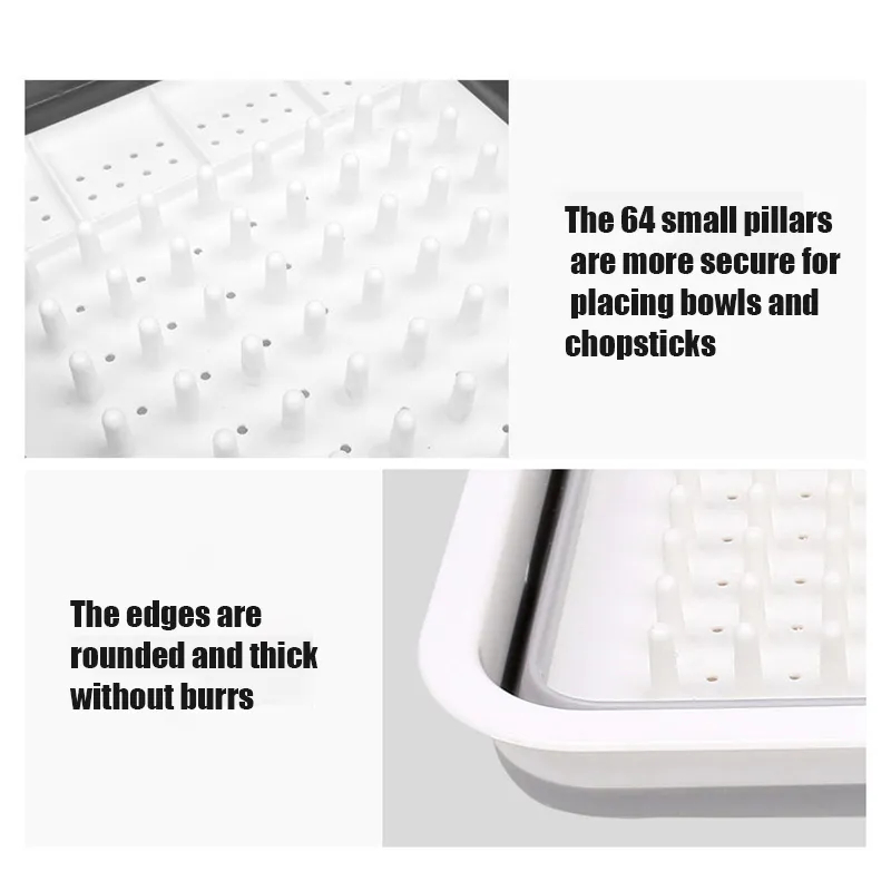 Πτυσσόμενη Πιατοθήκη - Στεγνωτήριο Στραγγιστήρι Πιάτων Κουζίνας - Πλαστική με Σιλικόνη Πτυσσόμενη Πιατοθήκη - Στεγνωτήριο Στραγγιστήρι Πιάτων Κουζίνας - Πλαστική με Σιλικόνη