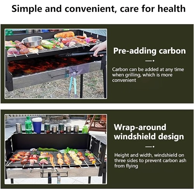 Πτυσσόμενη Ψησταριά Μπάρμπεκιου Κάρβουνου - Με Χειροκίνητη Σούβλα & Βοηθητικές Επιφάνειες - 77,5x71x122cm Πτυσσόμενη Ψησταριά Μπάρμπεκιου Κάρβουνου - Με Χειροκίνητη Σούβλα & Βοηθητικές Επιφάνειες - 77,5x71x122cm