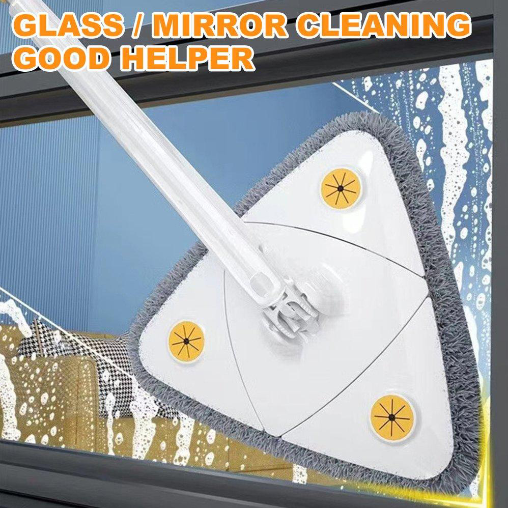 Πτυσσόμενη Τρίγωνη Σφουγγαρίστρα - Σκούπα για Πολλές Επιφάνειες με Περιστρεφόμενη Κεφαλή 360 Μοιρών Πτυσσόμενη Τρίγωνη Σφουγγαρίστρα - Σκούπα για Πολλές Επιφάνειες με Περιστρεφόμενη Κεφαλή 360 Μοιρών