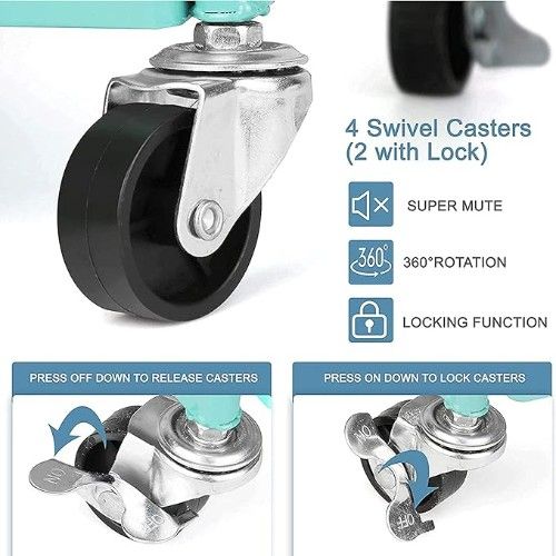 Πτυσσόμενη Τροχήλατη Ραφιέρα - Καρότσι Τριών Επιπέδων με 3 Ράφια και Ροδάκια Τρόλεϊ Οργάνωσης Διακόσμησης 45x30x77 cm Μαύρο Πτυσσόμενη Τροχήλατη Ραφιέρα - Καρότσι Τριών Επιπέδων με 3 Ράφια και Ροδάκια Τρόλεϊ Οργάνωσης Διακόσμησης 45x30x77 cm Μαύρο