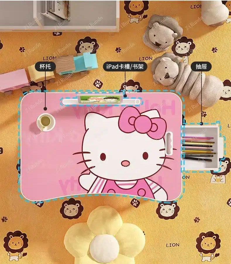 Πτυσσόμενο και Αναδιπλούμενο Παιδικό Τραπεζάκι Hello Kitty 60x40x28cm Πτυσσόμενο και Αναδιπλούμενο Παιδικό Τραπεζάκι Hello Kitty 60x40x28cm