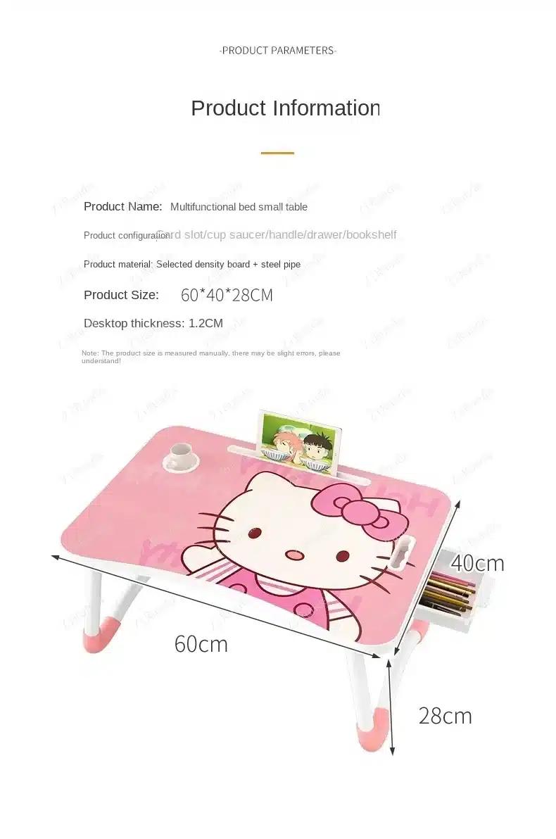 Πτυσσόμενο και αναδιπλούμενο παιδικό τραπεζάκι Hello Kitty 60x40x28cm Πτυσσόμενο και αναδιπλούμενο παιδικό τραπεζάκι Hello Kitty 60x40x28cm