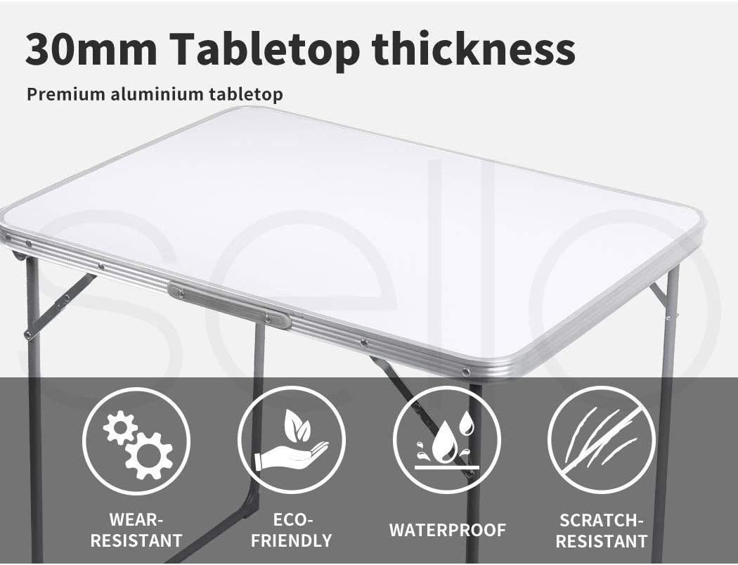 Πτυσσόμενο Μεταλλικό Τραπέζι Camping με Λαβή Μεταφοράς Πτυσσόμενο Μεταλλικό Τραπέζι Camping με Λαβή Μεταφοράς
