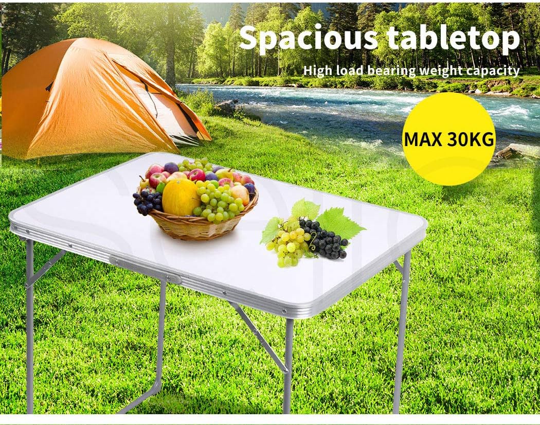 Πτυσσόμενο Μεταλλικό Τραπέζι Camping με Λαβή Μεταφοράς Πτυσσόμενο Μεταλλικό Τραπέζι Camping με Λαβή Μεταφοράς