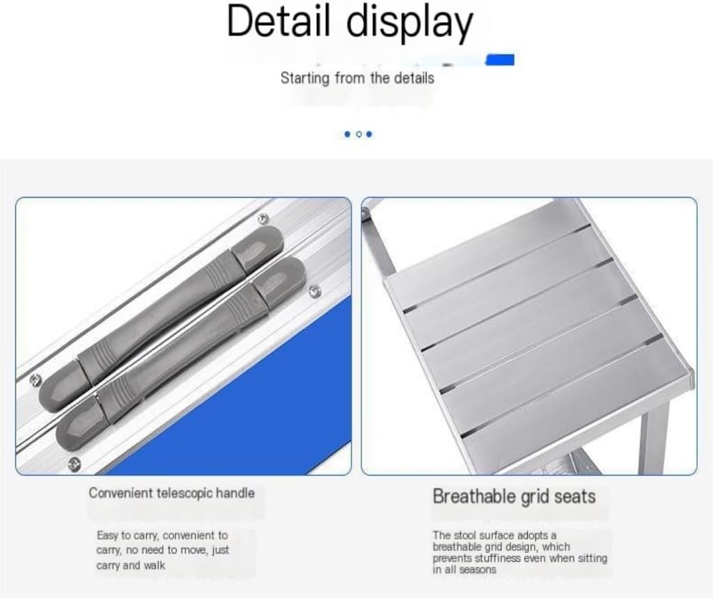 Πτυσσόμενο Τραπέζι Αλουμινίου με Ενσωματωμένα Καθίσματα - 136x85x85cm Πτυσσόμενο Τραπέζι Αλουμινίου με Ενσωματωμένα Καθίσματα - 136x85x85cm