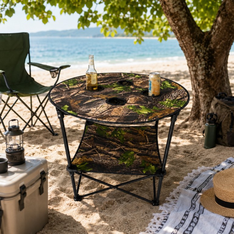 Πτυσσόμενο Τραπέζι Camping Παραλλαγής – 60x60x70cm με Ποτηροθήκες | Ελαφρύ & Φορητό για Παραλία, Ψάρεμα, Κήπο, Εξοχή Πτυσσόμενο Τραπέζι Camping Παραλλαγής – 60x60x70cm με Ποτηροθήκες | Ελαφρύ & Φορητό για Παραλία, Ψάρεμα, Κήπο, Εξοχή