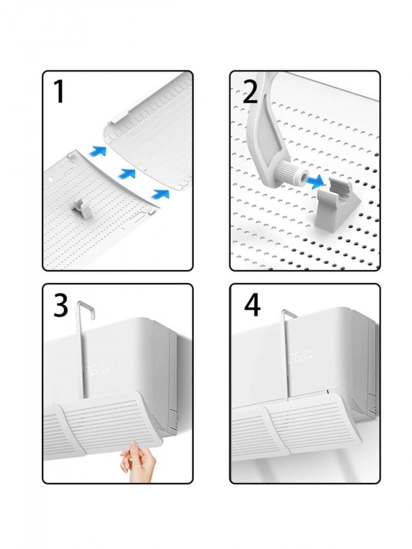 Πτυσσόμενος Οδηγός Ροής Αέρα για Κλιματιστικά 52-92cm Πτυσσόμενος Οδηγός Ροής Αέρα για Κλιματιστικά 52-92cm