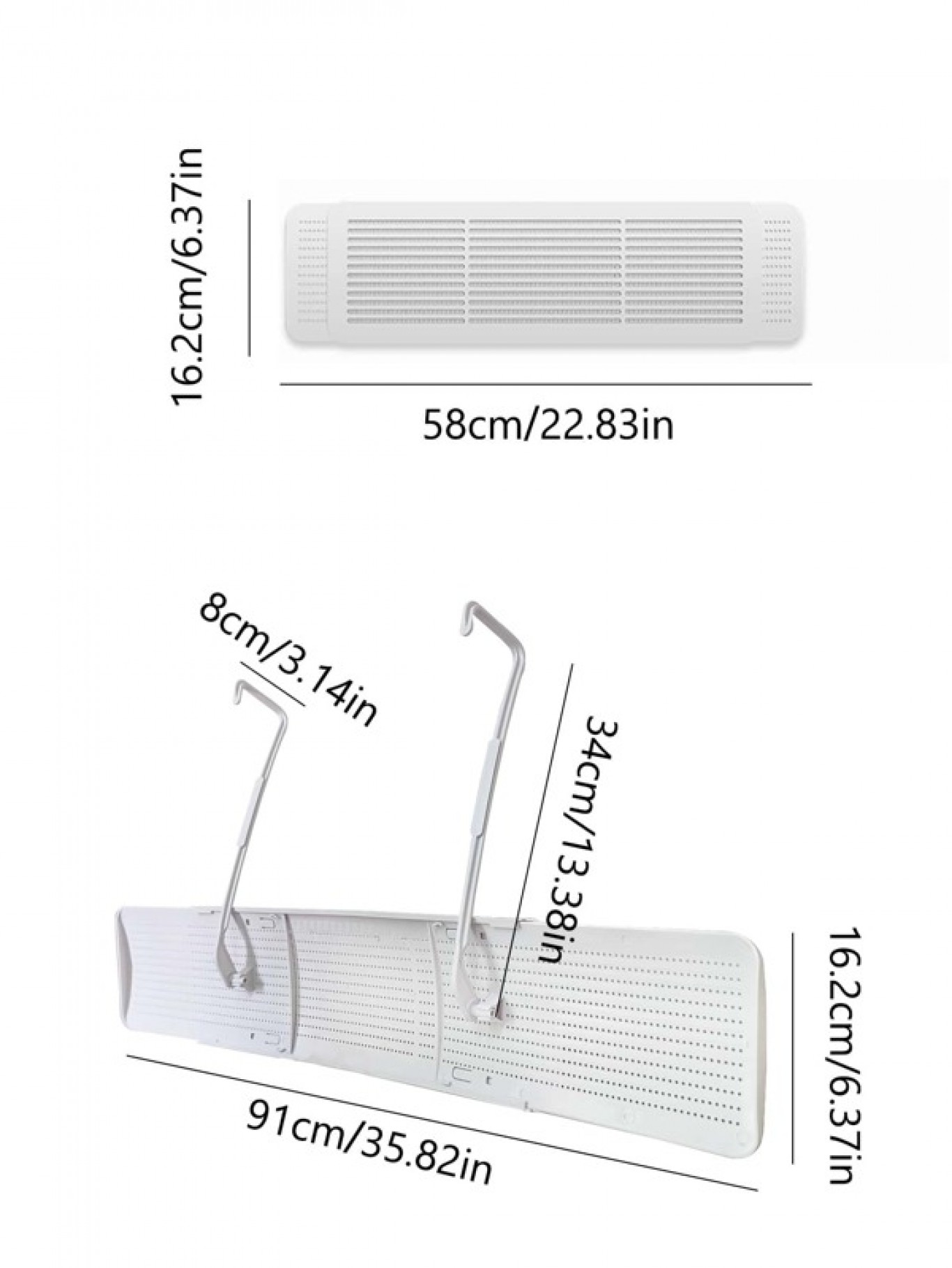 Πτυσσόμενος Οδηγός Ροής Αέρα για Κλιματιστικά 52-92cm Πτυσσόμενος Οδηγός Ροής Αέρα για Κλιματιστικά 52-92cm