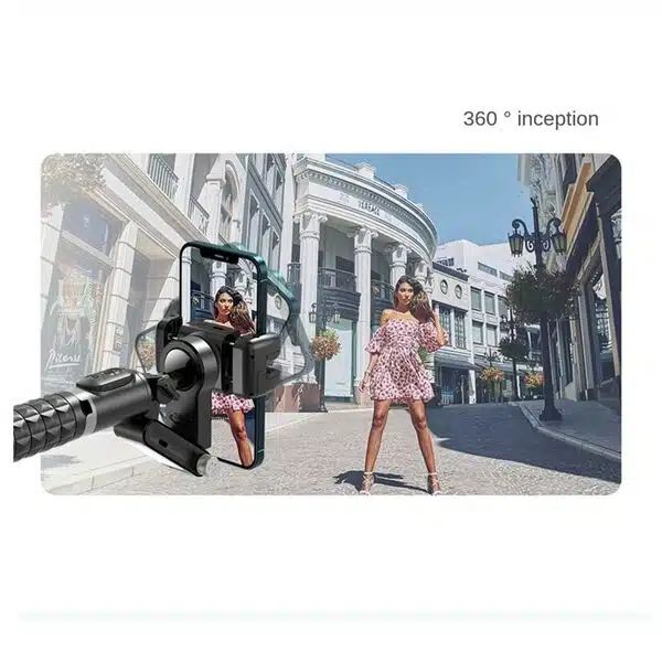 Πτυσσόμενος Σταθεροποιητής Κινητού - Gimbal - Τρίποδο - Selfie Stick με Ενσωματωμένο & Αποσπώμενο Bluetooth Χειριστήριο και 3 Επιλογές Φωτισμού Andowl Μαύρο Πτυσσόμενος Σταθεροποιητής Κινητού - Gimbal - Τρίποδο - Selfie Stick με Ενσωματωμένο & Αποσπώμενο Bluetooth Χειριστήριο και 3 Επιλογές Φωτισμού Andowl Μαύρο