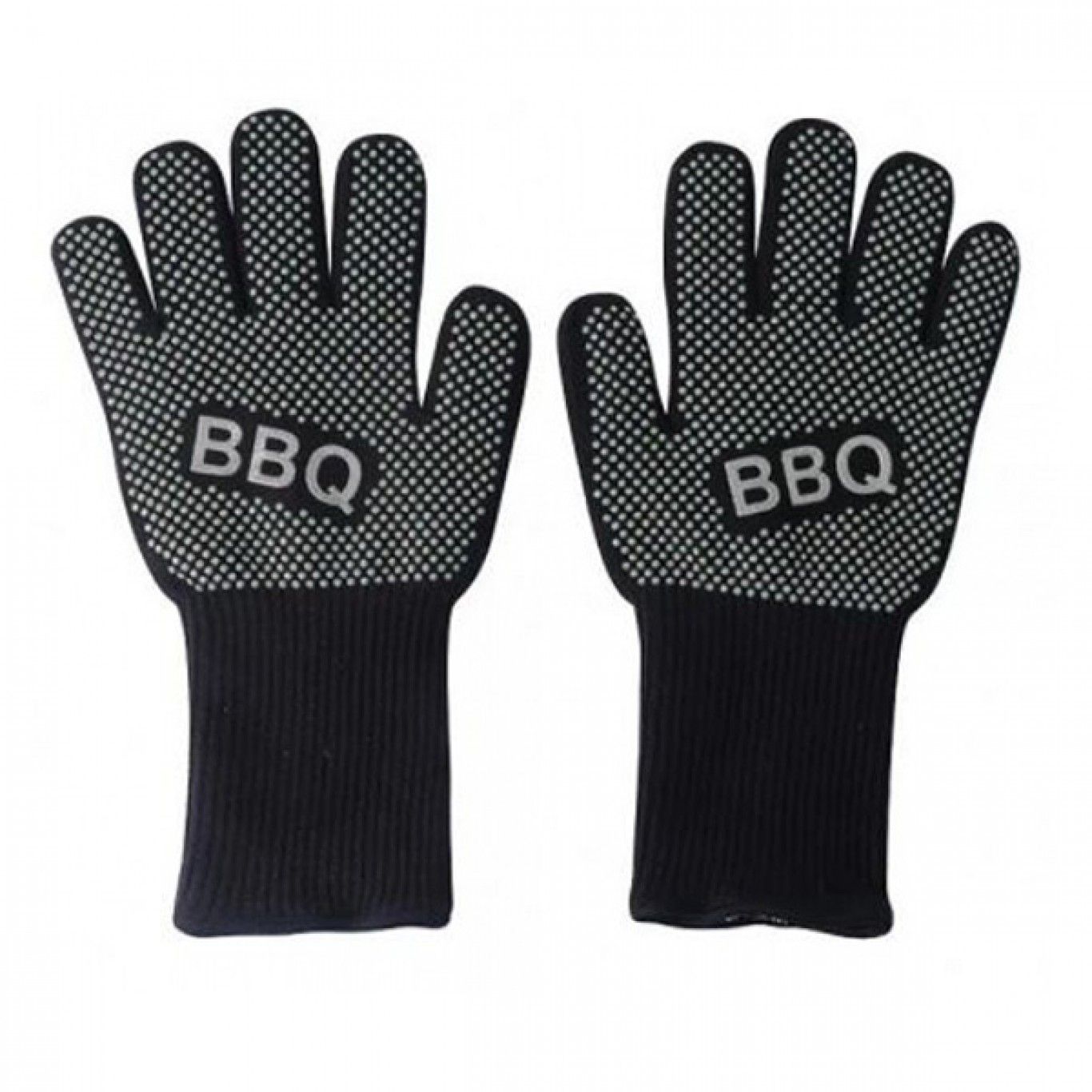 Πυρίμαχα Αντιολισθητικά Γάντια Ψησίματος για Υψηλές Θερμοκρασίες - Σετ 2 τμχ Μαύρα - Κατάλληλα για Ψήσιμο Πυρίμαχα Αντιολισθητικά Γάντια Ψησίματος για Υψηλές Θερμοκρασίες - Σετ 2 τμχ Μαύρα - Κατάλληλα για Ψήσιμο