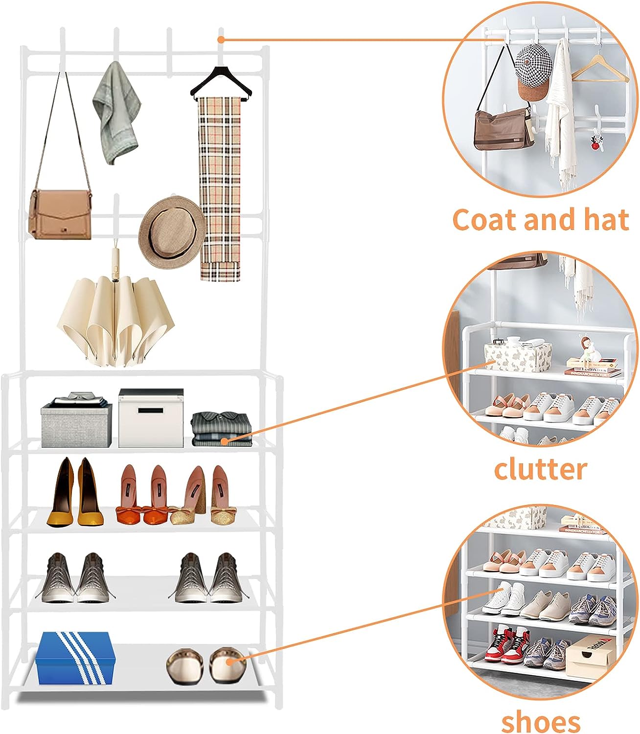 Quick Set Up - Μεταλλική Ραφιέρα Παπουτσοθήκη με Πλαστικούς Συνδέσμους 154x60x29cm 4 Επιπέδων & Κρεμάστρα, Τουαλέτας Μπάνιου, Έπιπλο Εισόδου Quick Set Up - Μεταλλική Ραφιέρα Παπουτσοθήκη με Πλαστικούς Συνδέσμους 154x60x29cm 4 Επιπέδων & Κρεμάστρα, Τουαλέτας Μπάνιου, Έπιπλο Εισόδου