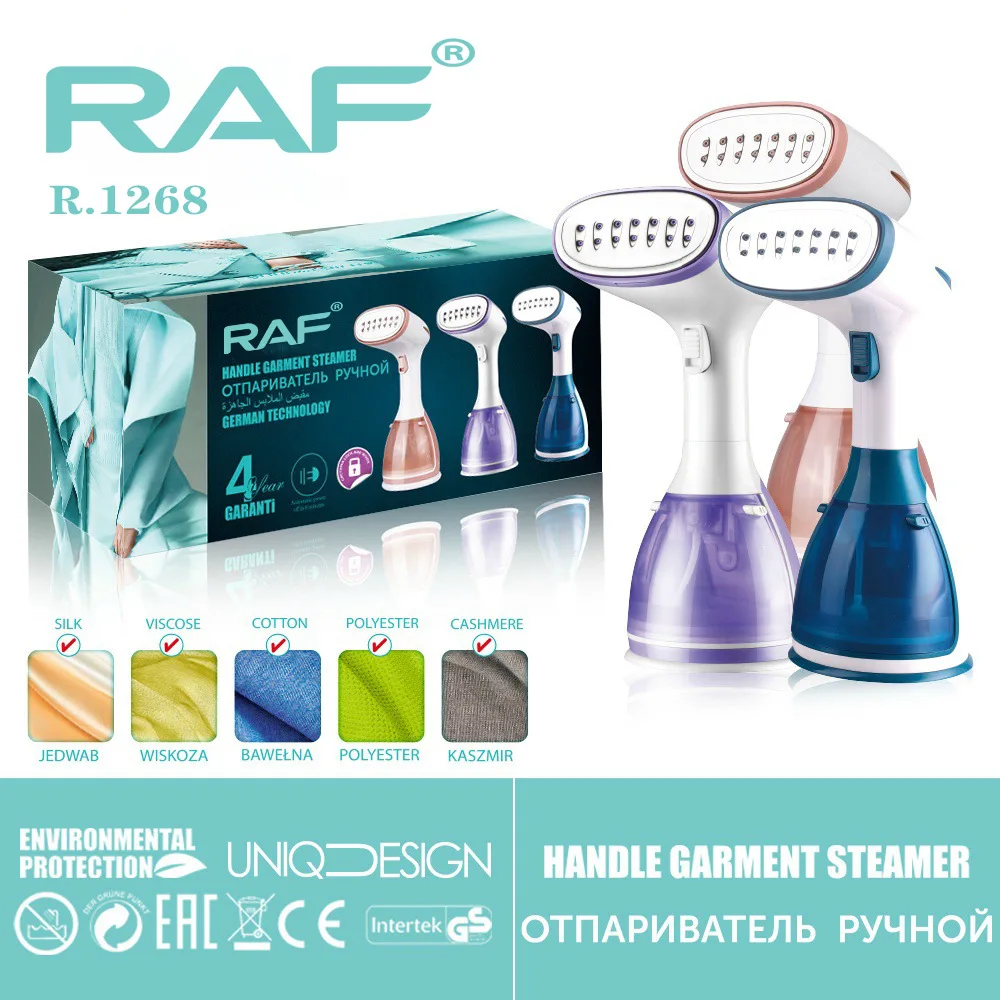 Raf Ατμοκαθαριστής Steam Iron Χειρός Σιδερώματος Ρούχων Ταξιδιού 1500W με Δοχείο 280ml Raf Ατμοκαθαριστής Steam Iron Χειρός Σιδερώματος Ρούχων Ταξιδιού 1500W με Δοχείο 280ml