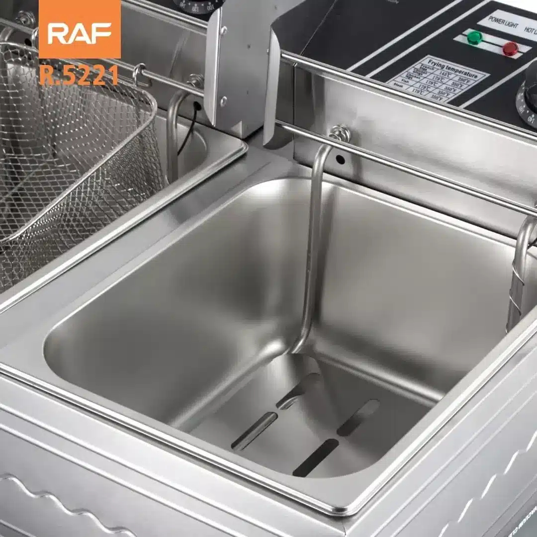RAF Διπλή Ηλεκτρική Φριτέζα 5000W 5.5 + 5.5 L RAF Διπλή Ηλεκτρική Φριτέζα 5000W 5.5 + 5.5 L