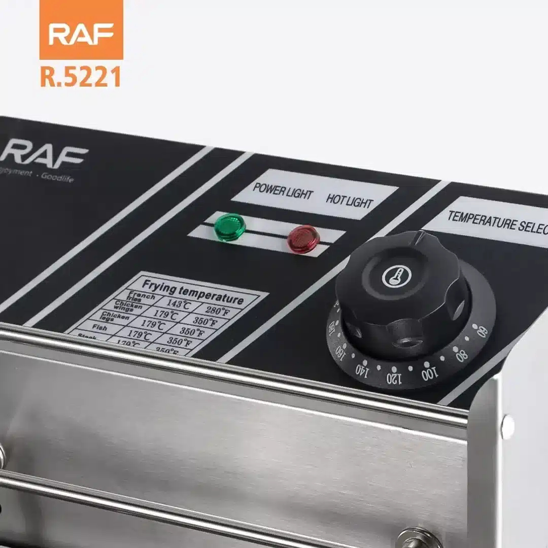 RAF Διπλή Ηλεκτρική Φριτέζα 5000W 5.5 + 5.5 L RAF Διπλή Ηλεκτρική Φριτέζα 5000W 5.5 + 5.5 L